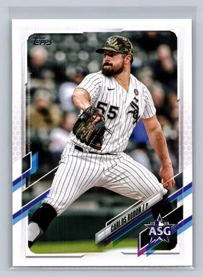 2021 Topps Update #ASG-42 Carlos Rodon 2021 MLB All-Stars - Image 1 of 2