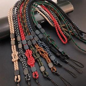 Keychain Braided Phone Lanyard Ornaments Neck Hanging Cord Phone Accessories - Photo 1 sur 15
