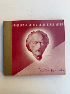 Ignace Jan Paderewski - Golden Anniversary 78 RPM Record Set Victor Classical - Picture 1 of 16