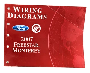 2007 Ford Freestar Mercury Monterey Wiring Diagrams Shop Manual Book - Foto 1 di 6