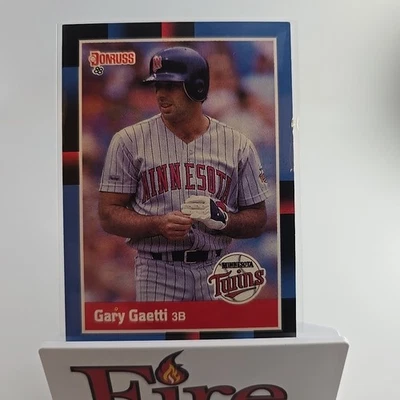 1988 Donruss - Gary Gaetti #194 Last Line Begins with In Minnesota Twins  - Image 1 of 4