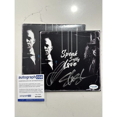 Mark Tremonti & Slash Speak Softly Love 7 Inch Record With Signed Art COA ACOA - Image 1 of 4