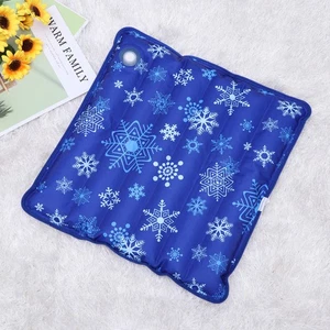  1pc 45x45cm Summer Car Mat Snowflake Pattern Ice Water Cushion Cool Car Seat - Picture 1 of 17
