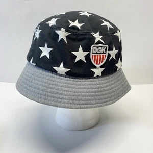 Herren DGK Fischerhut schwarz weiß Sterne Einheitsgröße - Bild 1 von 7