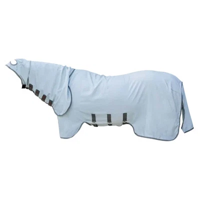 Kentucky Horsewear Grau 130-6'0 Ekzemerdecke mit Halsteil Fliegendecke - Bild 1 von 4