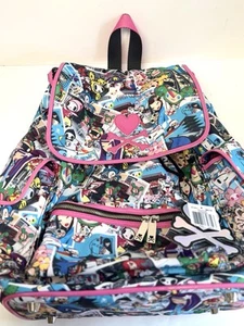Zaino grande Tokidoki Esplorare Cartolina usato in ottime condizioni con etichette RARO - Foto 1 di 19