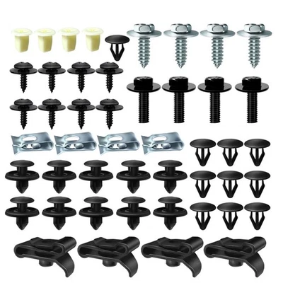 50Pcs Clips Under Engine Bumper Screws Retainer Rivets Fastener For Toyota Lexus Foto 1 de 4