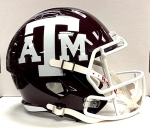 Johnny Manziel Signed Texas A&M Aggies Full Size Replica Speed Helmet BAS - Picture 1 of 6