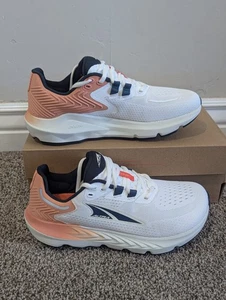 Scarpa da corsa atletica stringata Altra Provision 7 bianca/blu/pesca taglia 8,5 donna - Foto 1 di 8