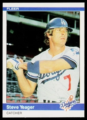 1984 Fleer #117 Steve Yeager - EX - Image 1 of 2
