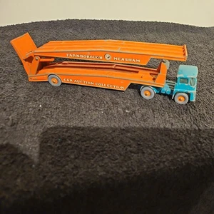 Matchbox K-8 Guy Warrior Car Transporter – Orange & Blue/Green - Picture 1 of 5