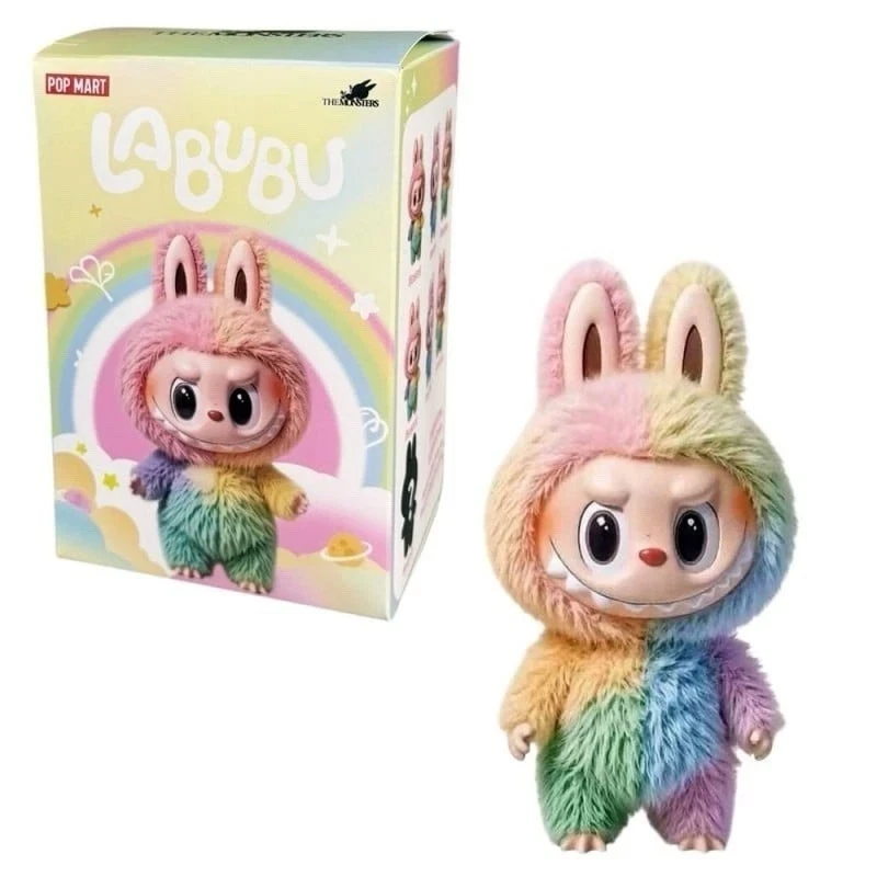 POP MART LABUBU I Mostri Exciting Macarons Faccia Vinile Figure Blind Box - Immagine 1 di 1