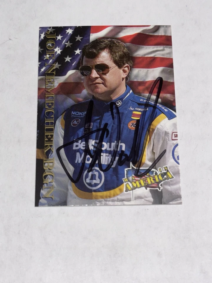 Joe Nemechek 1996 MAXX MADE IN AMERICA #84 VINTAGE NASCAR autographed card - Image 1 of 1