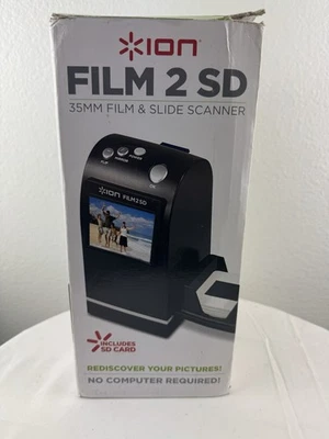ION Film 2 SD 35mm Film and Slide Scanner Complete In Box 256MB SanDisk SD Card - Image 1 of 4
