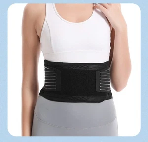 Waist Sports Breathable Support Waistband Training Fitness Lightweight Wide Belt - Picture 1 of 10
