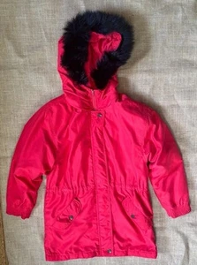 Cappotto giacca parka invernale vintage Towne London Fog donna rosso con cappuccio XS senza tempo - Foto 1 di 6