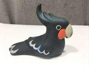 Gloria Dios Pottery Signed Panama Figure Bird Parrot Hand painted - Picture 1 of 8
