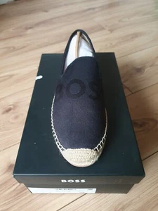 Boss By Hugo Boss Madeira_slon_jqlg Alpargata Mocasines de Cuña Para Hombres Reino Unido Talla 11! - Imagen 1 de 6