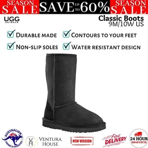 UGG Outback Premium Australian Sheepskin Long Classic Boot Footwear Slippers New - Picture 1 of 12