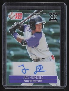 2021 Leaf Pro Set Metal Jose Rodriguez XRC Rookie Auto Purple /25 