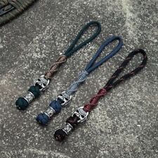 1PC Viking Paracord Lanyard Keychain Skull Charm Key Chain Unisex Jewelry Gifts
