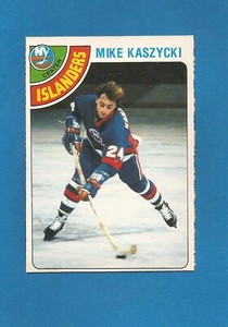 Mike Kaszycki RC 1978-79 O-PEE-CHEE OPC Hockey #171 (NM+)(OC) New York Islanders
