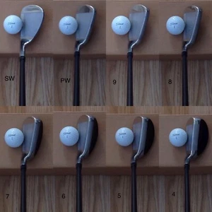 Powerbilt EX 550 Hybrid Irons/ 4-PW+SW/ Regular Graphite Shafts - Picture 1 of 21