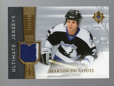 Martin St. Louis  2007 Upper Deck Trilogy #87,  2 Color NHL Game Worn Jersey