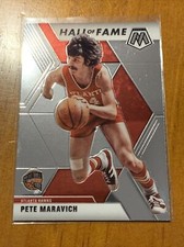 Pete Maravich Hall Of Fame 🔥 Mosaic 2019-20. Basketball Card #295.