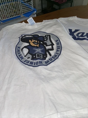 Xavier Musketeers Basketball Flux, Team Color Youth T Shirt - Navy Cover