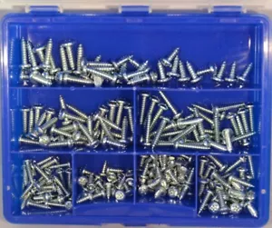 Blechschrauben Sortiment Box Set DIN 7981 verzinkt, 221-teilig Neu ! hochwertig - Bild 1 von 1