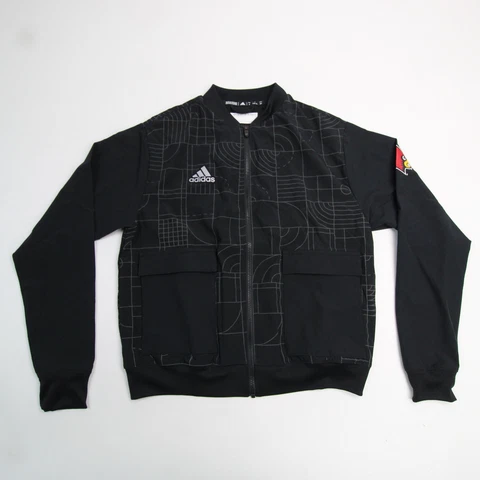 Louisville Cardinals adidas Jacket Men's Black New Cover