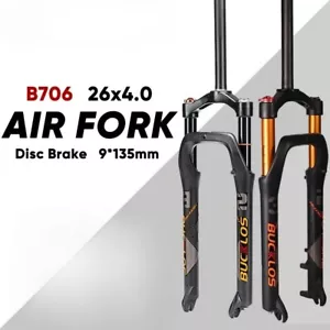 26er 4.0 Tire MTB Snow Fat Bike Air Suspension Fork Quick Release Travel 120mm - Picture 1 of 24