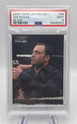 2009 JOE ROGAN Topps UFC Round 1 Silver /288 ROOKIE RC PSA 9 (Highest Graded!) - Image 1 of 4