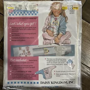 Daisy Kingdom 1988 New Boni's Bunnies & Bears Children Oversize Shirt Kit # 5104 - Picture 1 of 2