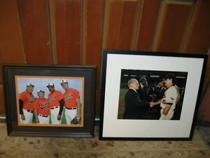 Brooks Robinson, Frank Robinson, Earl Weaver, Jim Palmer Orioles Framed - Picture 1 of 8