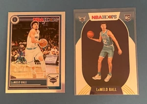 2-Card LaMelo Ball Basketball Card Lot Rookie Premium Stock Prizm Hornets (S636) - Picture 1 of 2