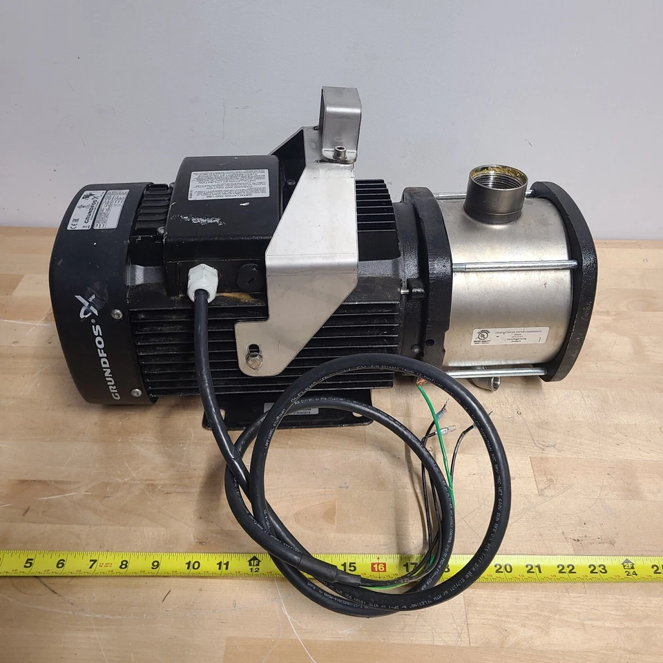 Grundfos CM10-3 A-R-I-E-AQQE F-A-A-N Horizontal Multi-Stage Booster Pump - Image 1 of 4