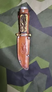 Rehwappen Jagd / Fahrten messer, Hirschhorn Griff, Solingen - Bild 1 von 21