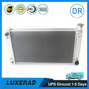 4 Row Aluminum Radiator For 1988-1999 Chevy GMC C/K 2500 3500 Pickup 7.4L 454 V8 - Picture 1 of 7