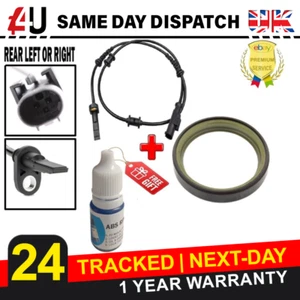 SENSOR DE VELOCIDAD ABS Y ANILLO ABS PARA PEUGEOT BOXER CITROEN JUMPER TRASERO 2006-2021 - Imagen 1 de 6