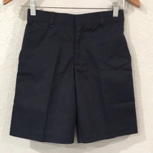 NEW Classroom Boy Sz 8 Shorts Flat Front Navy Blue Adjustable Waist - Picture 1 of 7