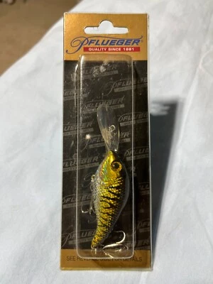 Pflueger Criterion ~Crank-N-Dive~ PF6007 Golden Tiger Crankbait NUEVO EN PAQUETE Foto 1 de 4