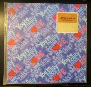 Hallmark All Occasion Giftwrap You're Gonna Love Me After This Valentine Hearts - Picture 1 of 5