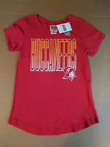 BUCS NFL CHILD SIZE Tampa Bay Buccaneers LARGE Short Sleeve T-Shirt RED NOS - Picture 1 of 4