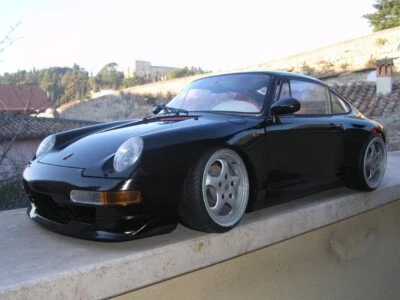 POCHER Porsche 1/8 Black (2) modified and improved - Image 1 of 4