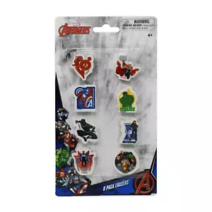 Party Favors Marvel Avengers Radierer Bundle - 3 Packungen, 24 Radierer insgesamt! - Bild 1 von 2
