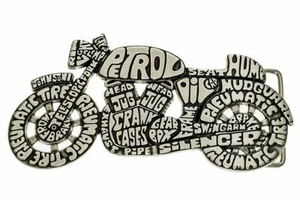 VaModa GÜRTELSCHLIEßE WECHSELSCHLIEßE BUCKLE MOTORCLUB 4CM - NEU - Bild 1 von 1