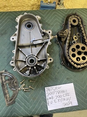 Polaris RMK 700 2007 montaje de caja de cadena con engranajes 267 Foto 1 de 4