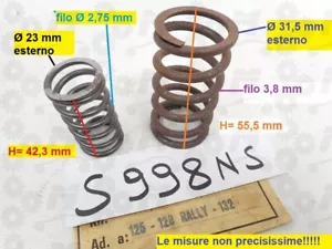 Serie molle valvole motore per Fiat 124 Sport, Fiat 125, Fiat 132 Fiat 128 - Picture 1 of 2